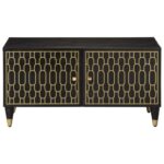 vidaXL Konferenčný stolík 80x50x40 cm, mangový masív – Obrázok 3