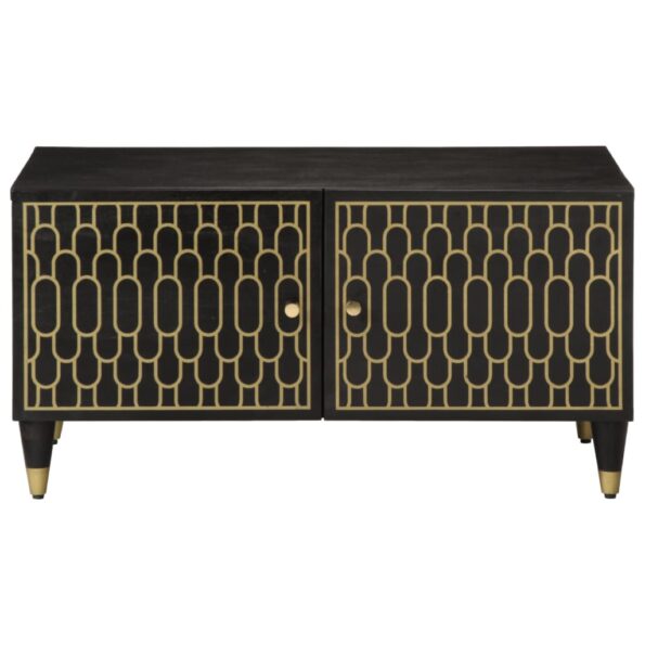 vidaXL Konferenčný stolík 80x50x40 cm, mangový masív – Obrázok 3