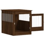 vidaXL Nábytková prepravka pre psa hnedý dub 64,5x80x71 cm komp. drevo – Obrázok 6