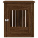 vidaXL Nábytková prepravka pre psa hnedý dub 64,5x80x71 cm komp. drevo – Obrázok 7