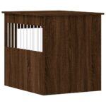 vidaXL Nábytková prepravka pre psa hnedý dub 64,5x80x71 cm komp. drevo – Obrázok 9
