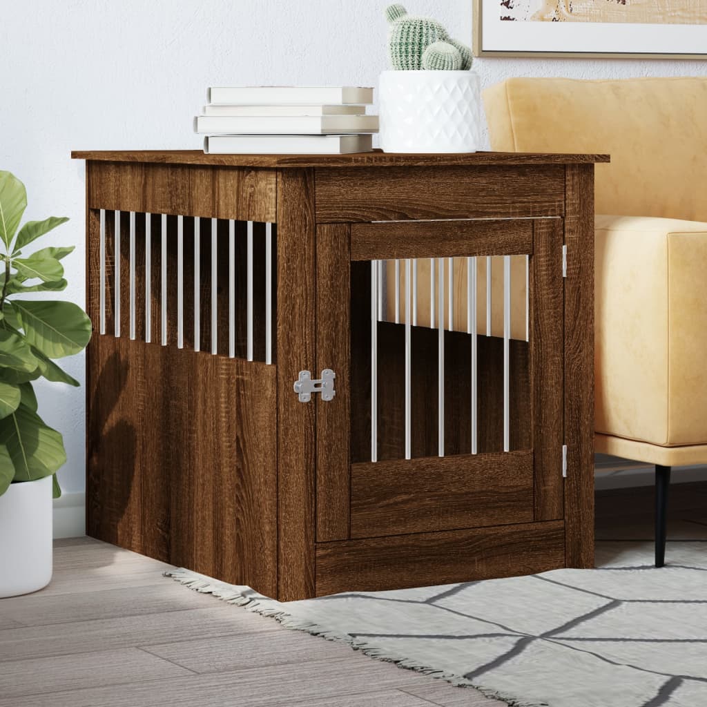 VXL8721012222113_m_en_hd_1.jpg vidaXL Nábytková prepravka pre psa hnedý dub 64,5x80x71 cm komp. drevo – Obrázok 1
