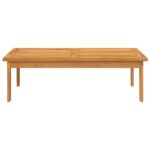 vidaXL Záhradný stôl 100x60x30 cm akáciový masív – Obrázok 3