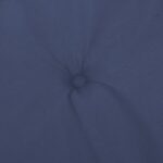 vidaXL Vankúše na stoličky s nízkym operadlom 2 ks námor. modré látka – Obrázok 7