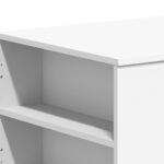 vidaXL Konferenčný stolík biely 102x55x42 cm kompozitné drevo – Obrázok 7