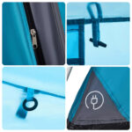 vidaXL Rodinný stan s verandou 9 osôb modrý rýchloupínací – Obrázok 12