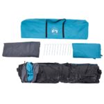 vidaXL Rodinný stan kupola 10 osôb modrý rýchloupínací – Obrázok 10