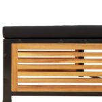 vidaXL Záhradný stôl s taburetkou akáciový masív – Obrázok 8