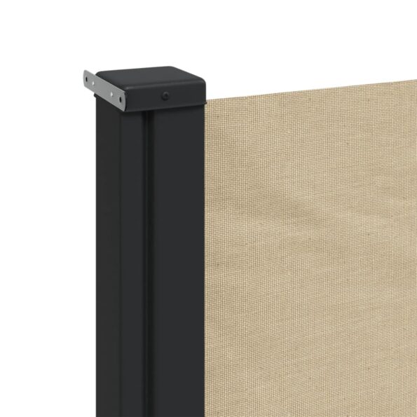 vidaXL Zaťahovacia bočná markíza, béžová 120x600 cm – Obrázok 7