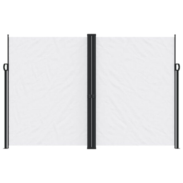 vidaXL Zaťahovacia bočná markíza, biela 220x1000 cm – Obrázok 3