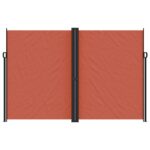 vidaXL Zaťahovacia bočná markíza tehlová 220x1200 cm – Obrázok 3