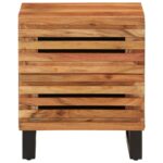 vidaXL Nočné stolíky 2 ks 40x33x46 cm akáciový masív – Obrázok 4