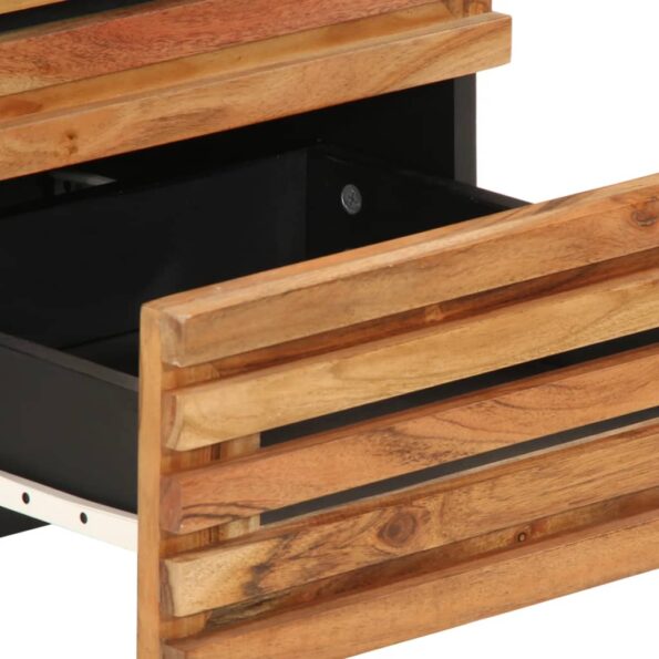 vidaXL Nočné stolíky 2 ks 40x33x46 cm akáciový masív – Obrázok 8