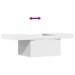 vidaXL Konferenčný stolík biely 80x55x40 cm kompozitné drevo – Obrázok 9