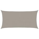 vidaXL Tieniaca plachta 160 g/m² obdĺžniková bledosivá 3x6 m HDPE – Obrázok 2