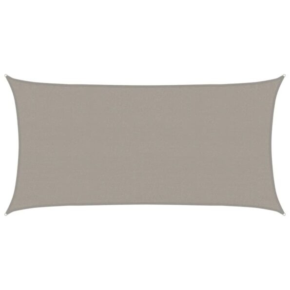 vidaXL Tieniaca plachta 160 g/m² obdĺžniková bledosivá 3x6 m HDPE – Obrázok 2