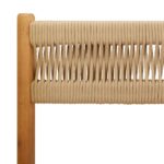 vidaXL Skladacie záhradné stoličky 6 ks béžové masívne akáciové drevo – Obrázok 9