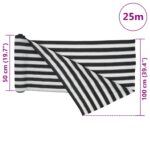 vidaXL Tieniaca sieť antracitovo-biela 1x25 m HDPE 75 g/m² – Obrázok 8