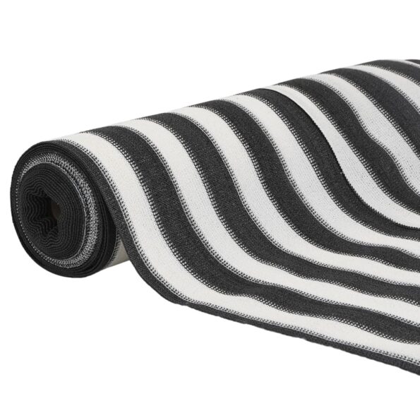 vidaXL Tieniaca sieť antracitovo-biela 1,2x25 m HDPE 75 g/m² – Obrázok 3