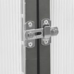 vidaXL Skleník s základovým rámom antracitový 169x58x202 cm hliník – Obrázok 7