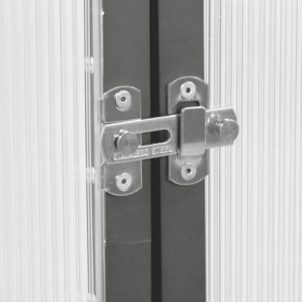 vidaXL Skleník s základovým rámom antracitový 169x58x202 cm hliník – Obrázok 7