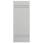 vidaXL Vonkajšie nástenné svetlo strieborné nehrdzavejúca oceľ – Obrázok 4