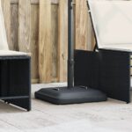 vidaXL Podstavec pod slnečník s rúčkami pre Ø38/48mm tyče 27kg štvorec