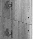vidaXL Vysoká skrinka sivá sonoma 60x35x180 cm kompozitné drevo – Obrázok 8