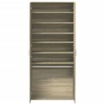 vidaXL Skrinka na topánky, dub sonoma 80x39x178 cm, kompozitné drevo – Obrázok 6