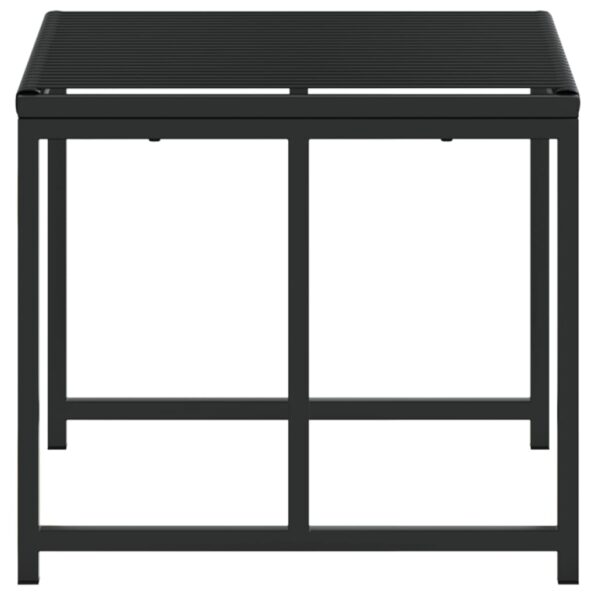 vidaXL Záhradné stoličky 4 ks čierne polyratan – Obrázok 6