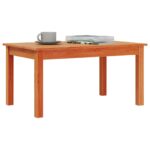 vidaXL Konferenčný stolík voskový hnedý 80x50x40 cm borovicový masív – Obrázok 4