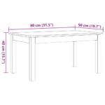 vidaXL Konferenčný stolík voskový hnedý 80x50x40 cm borovicový masív – Obrázok 9