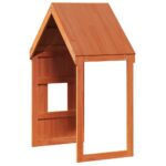 vidaXL Strecha na detskú posteľ voskovohnedá 60x89x134,5 cm borovica – Obrázok 6