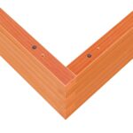 vidaXL Záhradný kvetináč voskovohnedý 100x100x23 cm masívna borovica – Obrázok 8