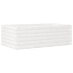 vidaXL Záhradný kvetináč biely 70x40x23 cm borovicový masív – Obrázok 7