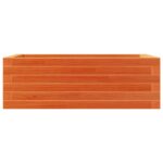 vidaXL Záhradný kvetináč voskovohnedý 70x40x23 cm masívna borovica – Obrázok 5
