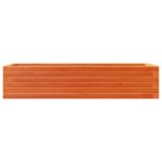 vidaXL Záhradný kvetináč voskovohnedý 110x40x23 cm masívna borovica – Obrázok 5