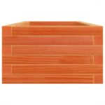 vidaXL Záhradný kvetináč voskovohnedý 110x40x23 cm masívna borovica – Obrázok 6