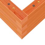 vidaXL Záhradný kvetináč voskovohnedý 110x40x23 cm masívna borovica – Obrázok 8
