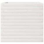 vidaXL Záhradný kvetináč biely 50x50x45,5 cm masívna borovica – Obrázok 6