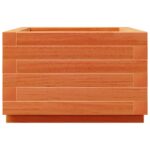 vidaXL Záhradný kvetináč voskovohnedý 40x40x26,5 cm masívna borovica – Obrázok 6