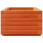 vidaXL Záhradný kvetináč voskovohnedý 90x40x26,5 cm masívna borovica – Obrázok 6