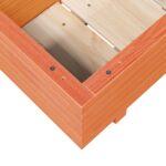 vidaXL Záhradný kvetináč voskovohnedý 90x40x26,5 cm masívna borovica – Obrázok 8
