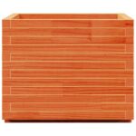 vidaXL Záhradný kvetináč voskovohnedý 60x60x49,5 cm masívna borovica – Obrázok 6