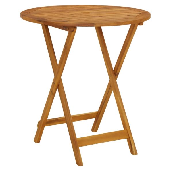 vidaXL 3-dielna bistro súprava čierna polypropylén+drevený masív – Obrázok 5