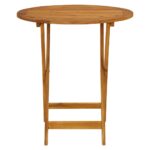 vidaXL 3-dielna bistro súprava čierna polypropylén+drevený masív – Obrázok 6