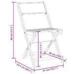 vidaXL 3-dielna bistro súprava krémovobiele látka a masívne drevo – Obrázok 12