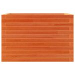 vidaXL Záhradný kvetináč voskovohnedý 70x40x46 cm masívna borovica – Obrázok 5