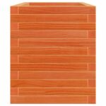 vidaXL Záhradný kvetináč voskovohnedý 70x40x46 cm masívna borovica – Obrázok 6
