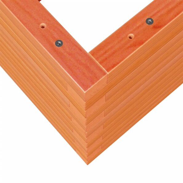 vidaXL Záhradný kvetináč voskovohnedý 70x40x46 cm masívna borovica – Obrázok 8